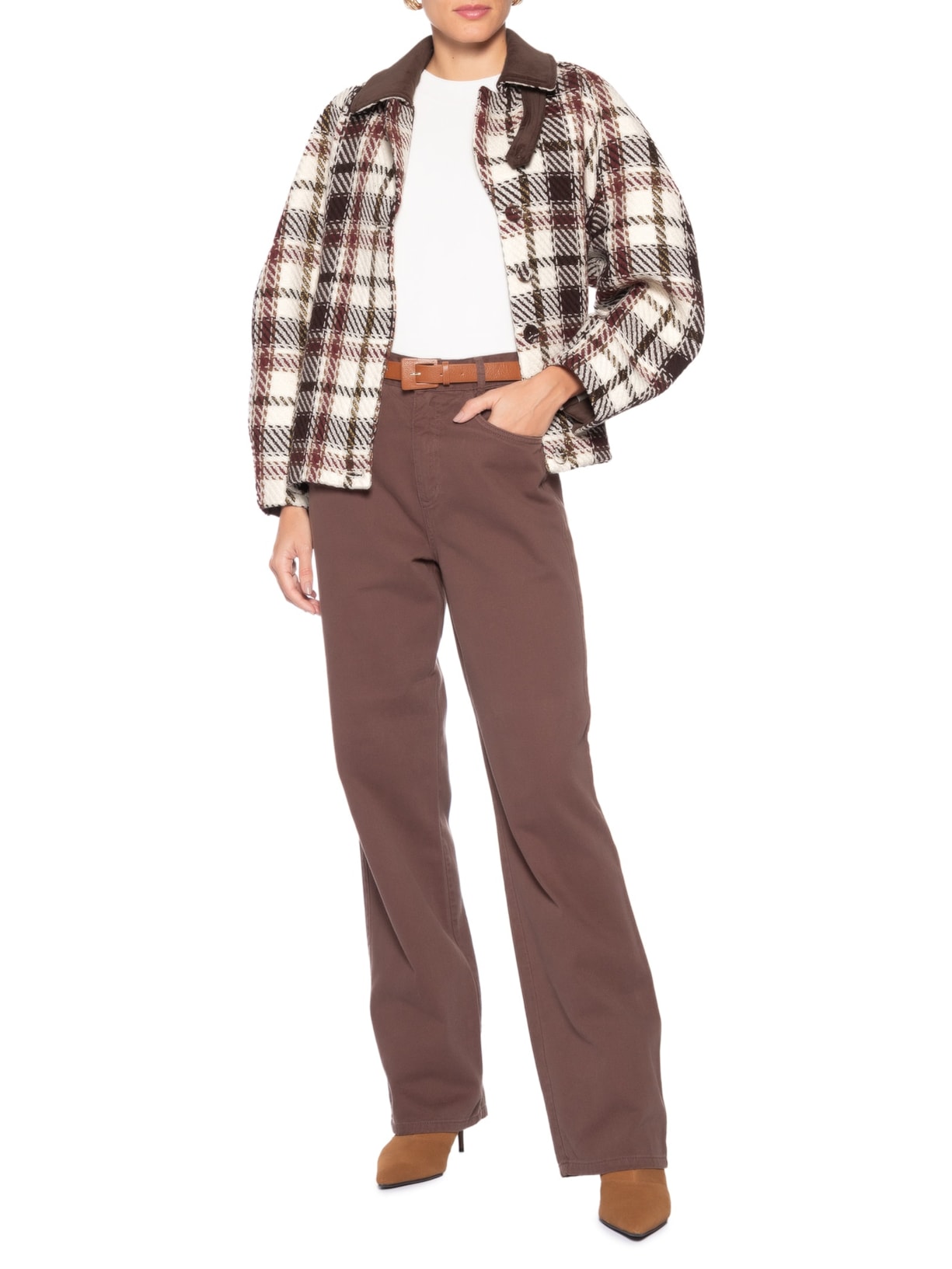 Casaco Feminino Cora – Marrom Le Lis