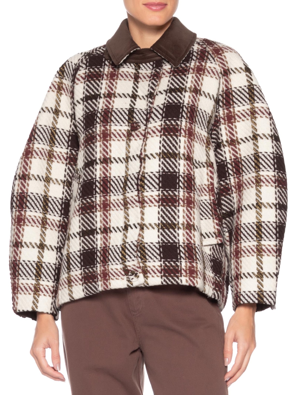 Casaco Feminino Cora – Marrom Le Lis