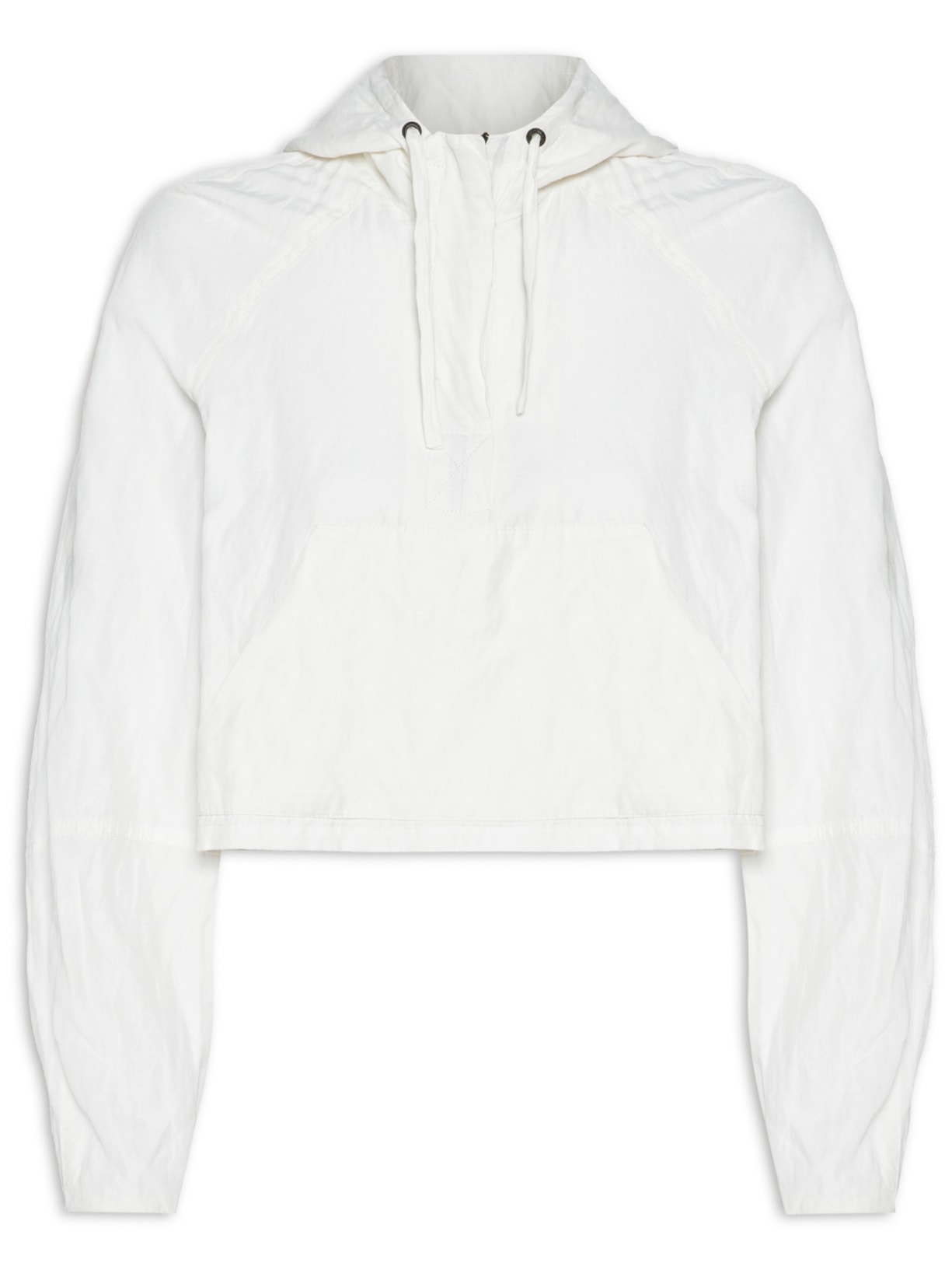Casaco Feminino Cotton Canguru - Off White