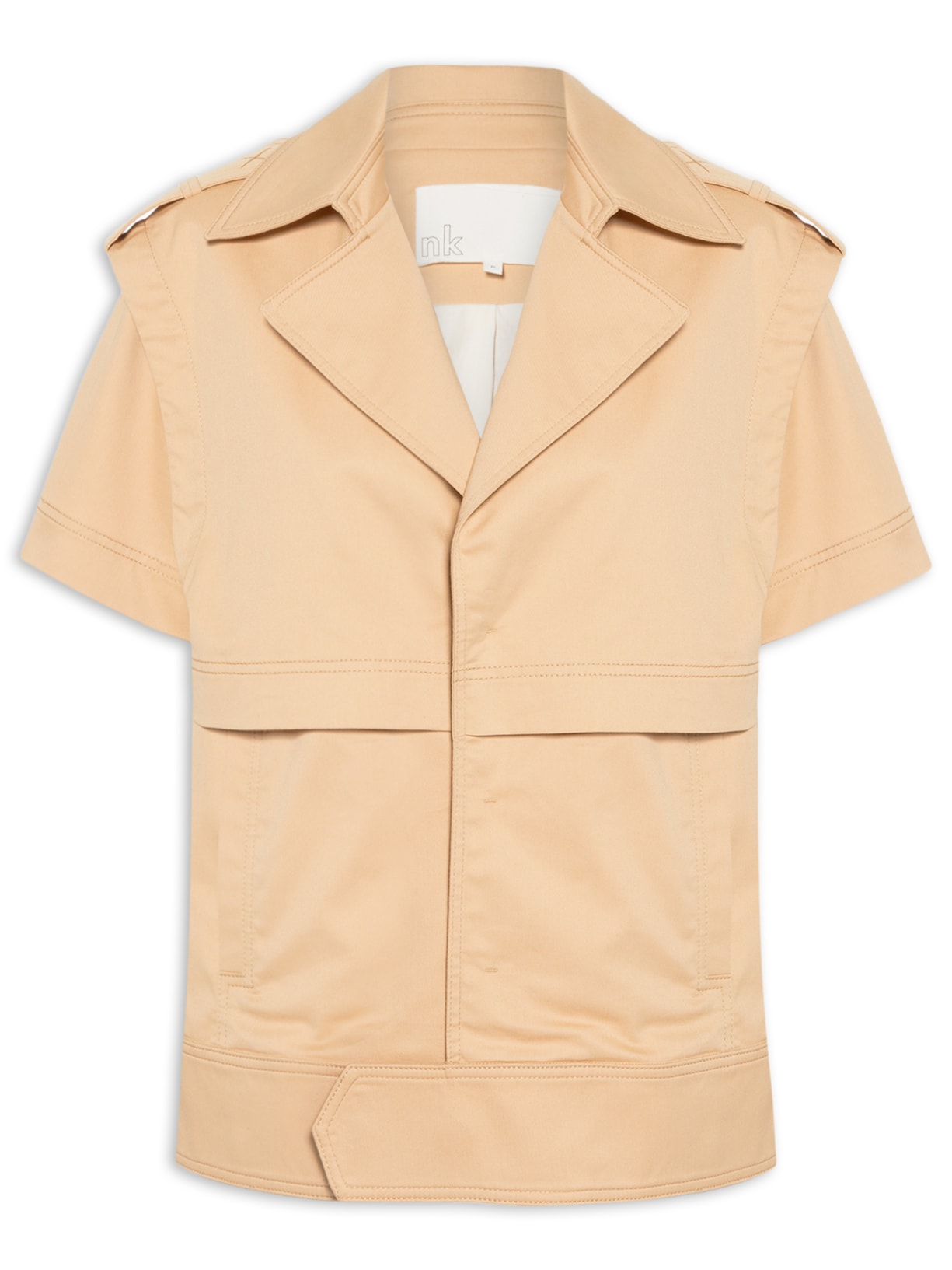 Casaco Feminino Cotton Lyo Ivana - Bege