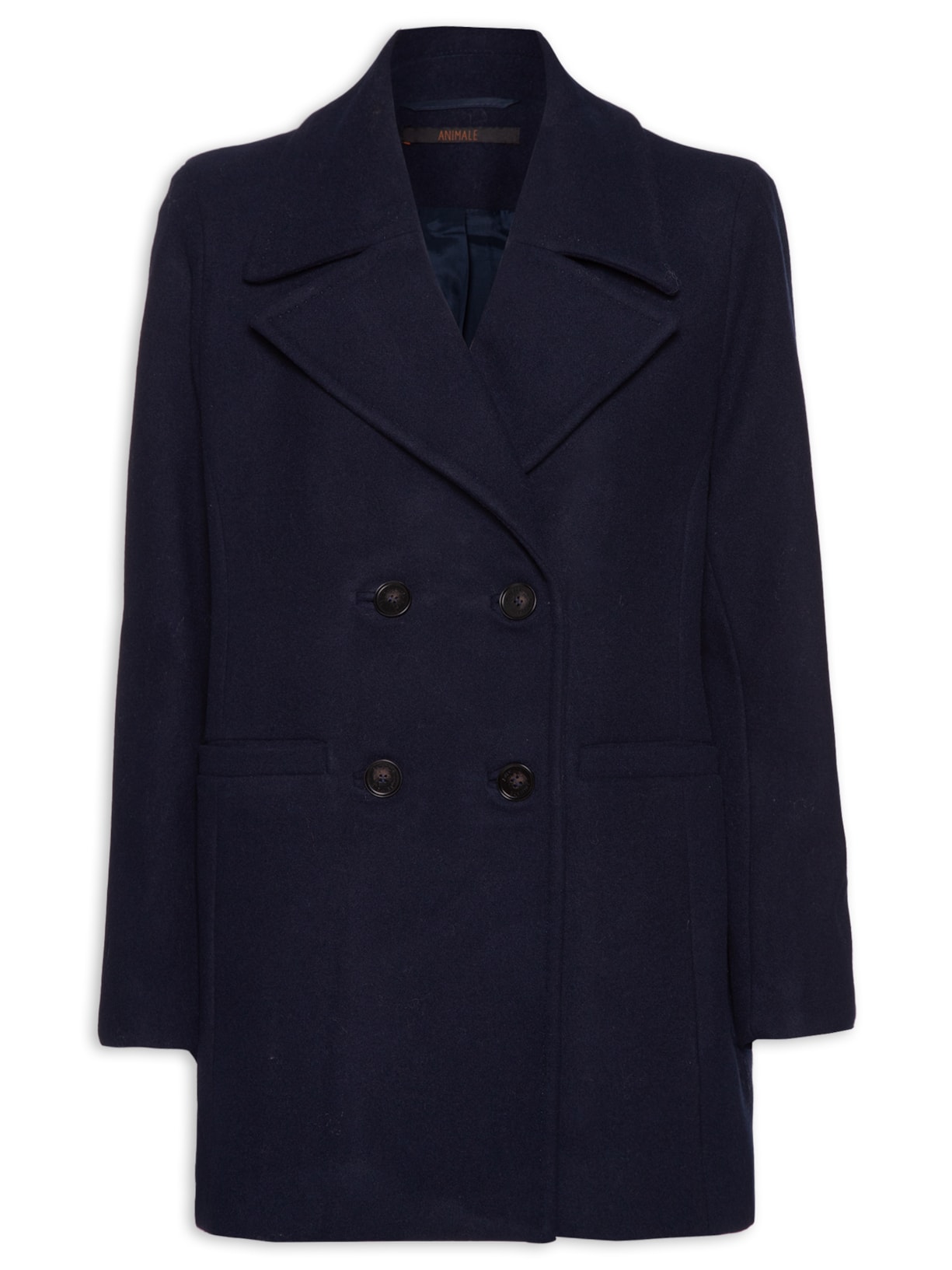 Casaco Feminino De Lã - Azul