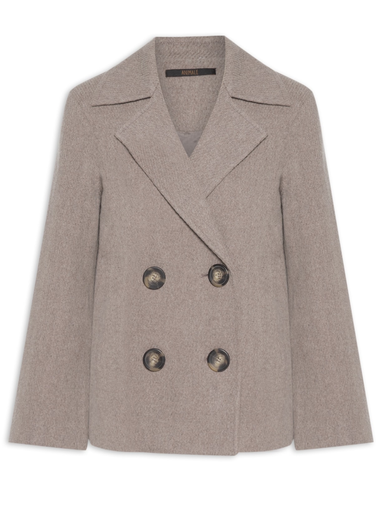 Casaco Feminino De Lã Rum - Marrom