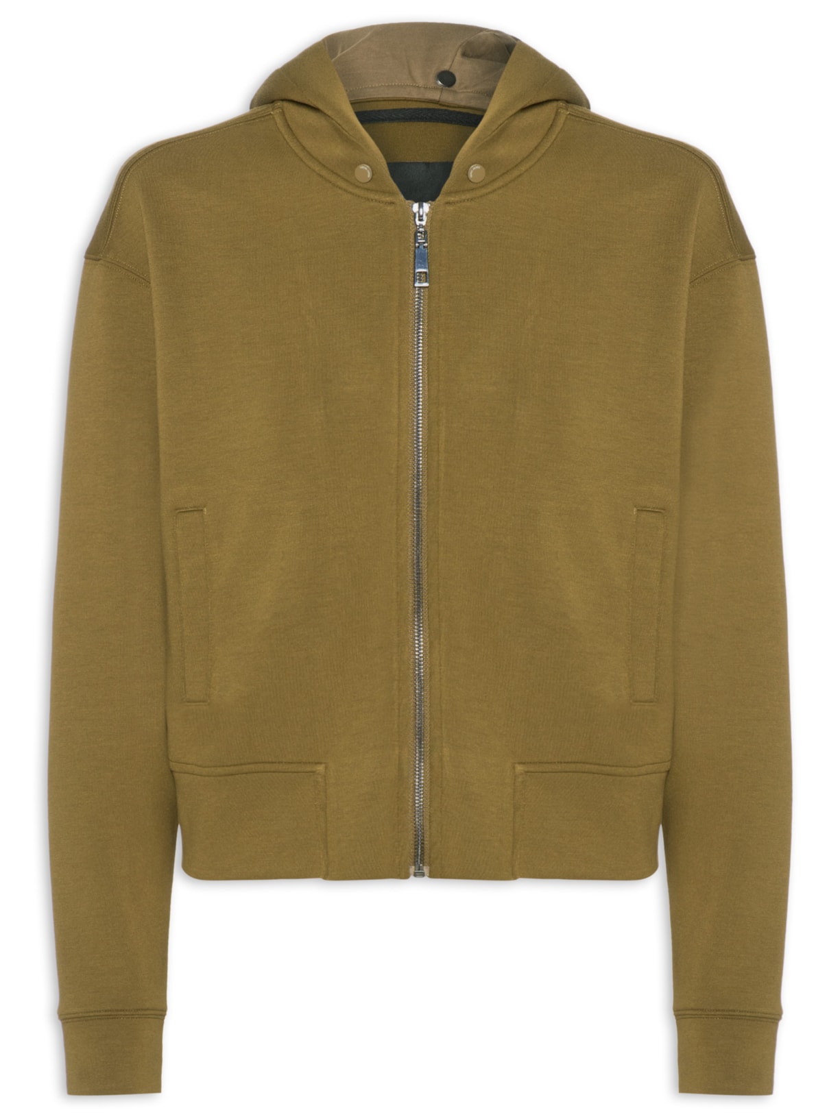 Casaco Feminino De Malha Double Com Bolsos - Verde