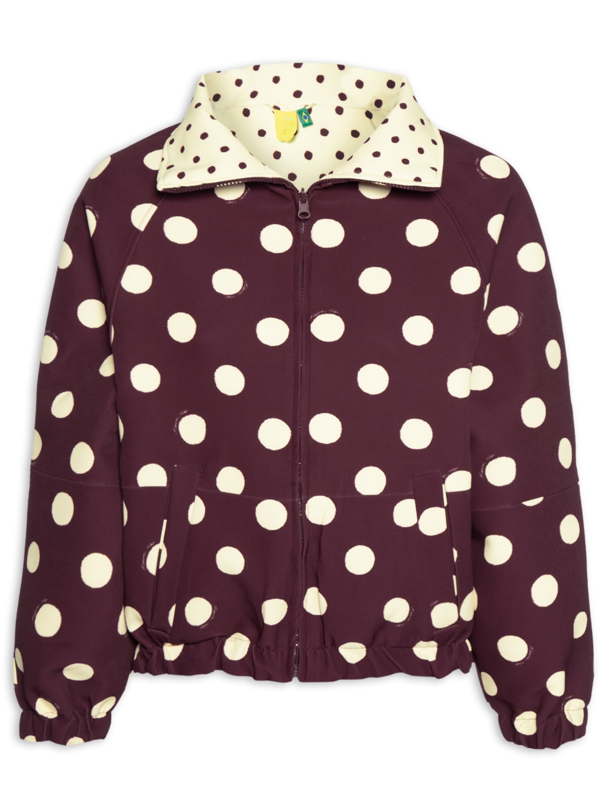 Casaco Feminino Double Petit Poa - Marrom