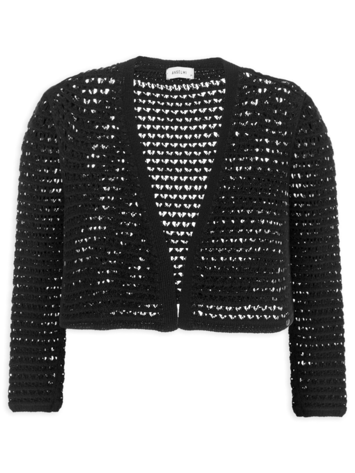 Casaco Feminino Em Tricot - Preto