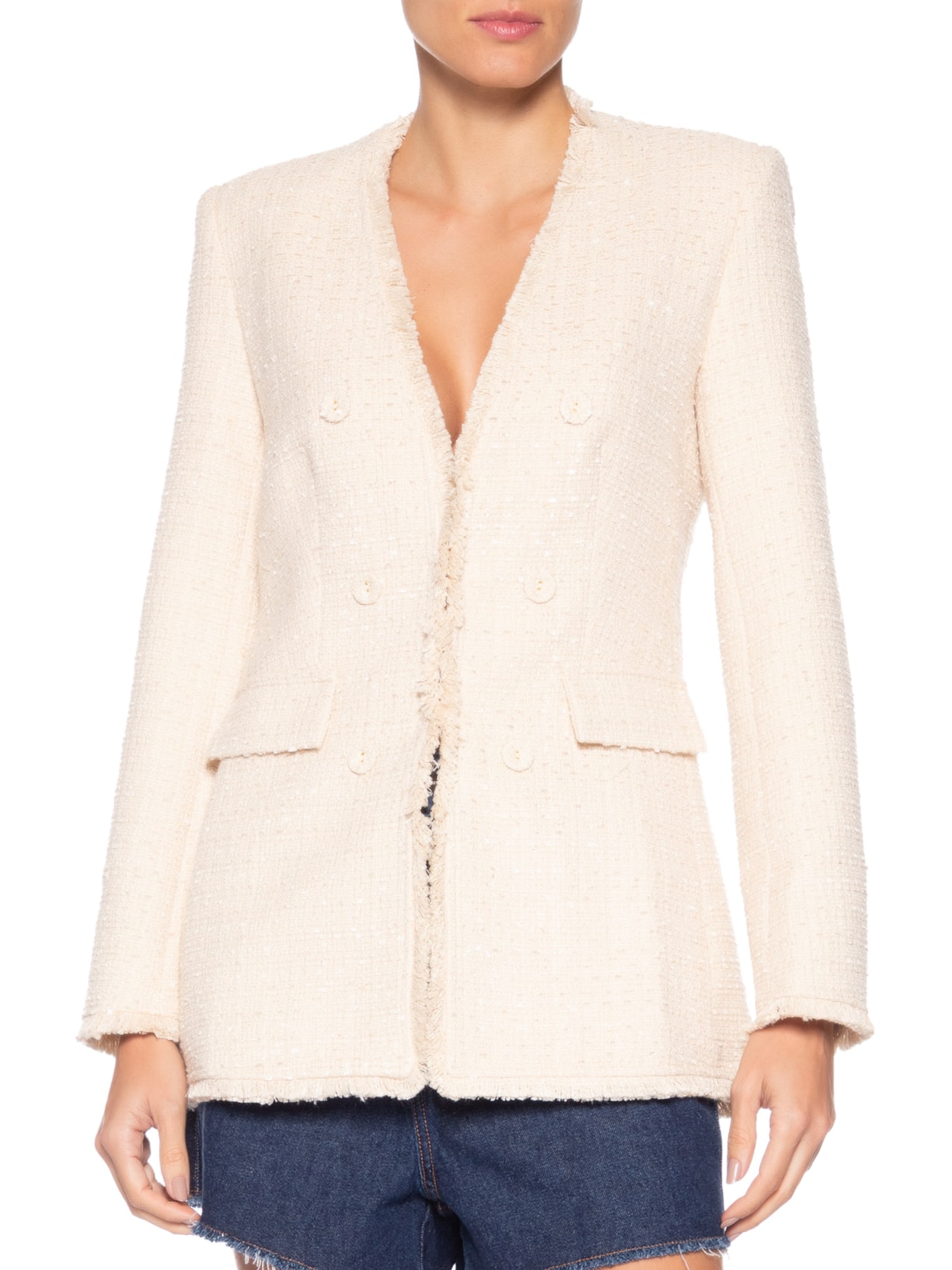 Casaco Feminino Emily Branco Le Lis