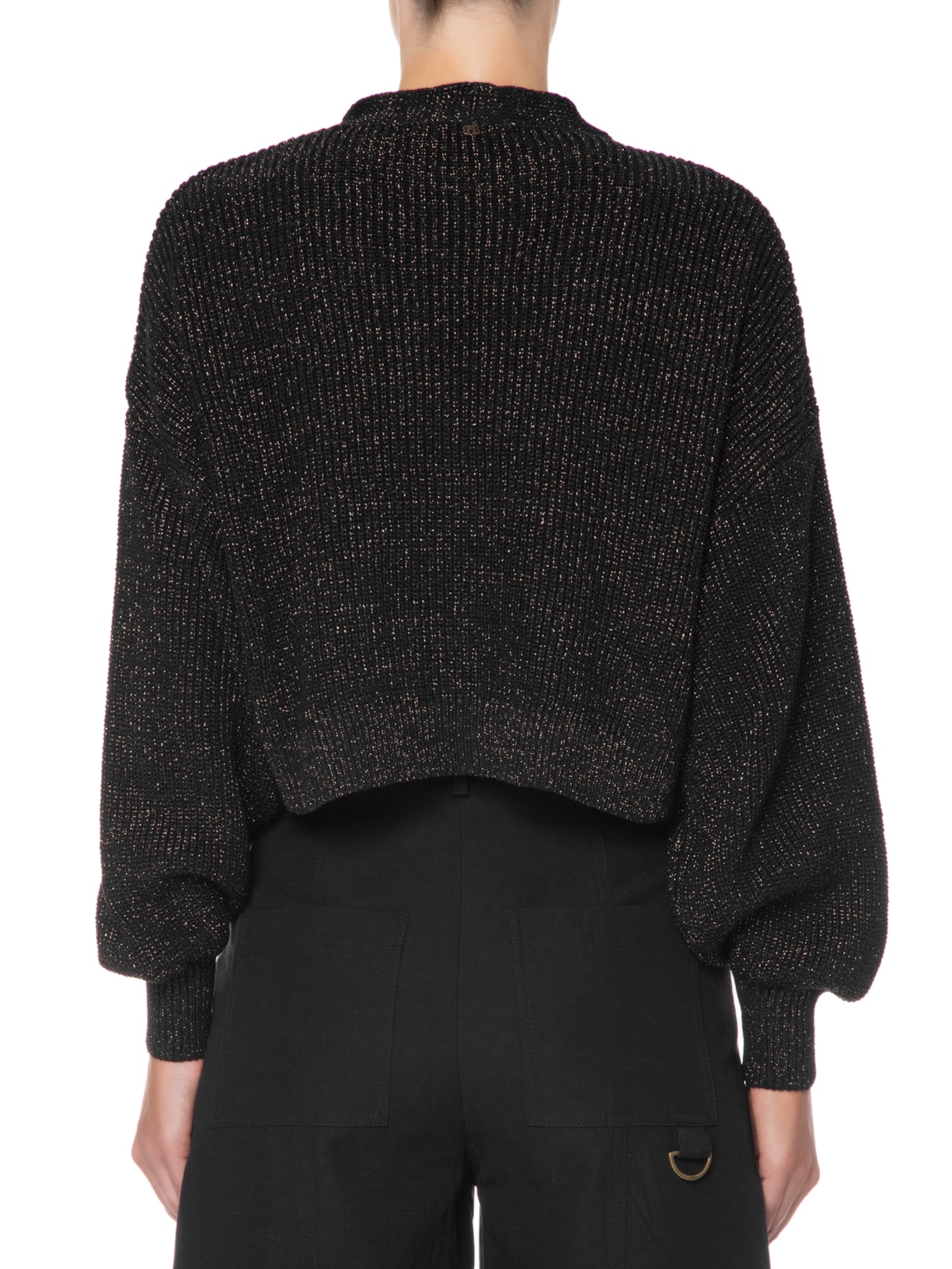 Casaco Feminino Fabbri Bronze Tricot Preto Bo.bô