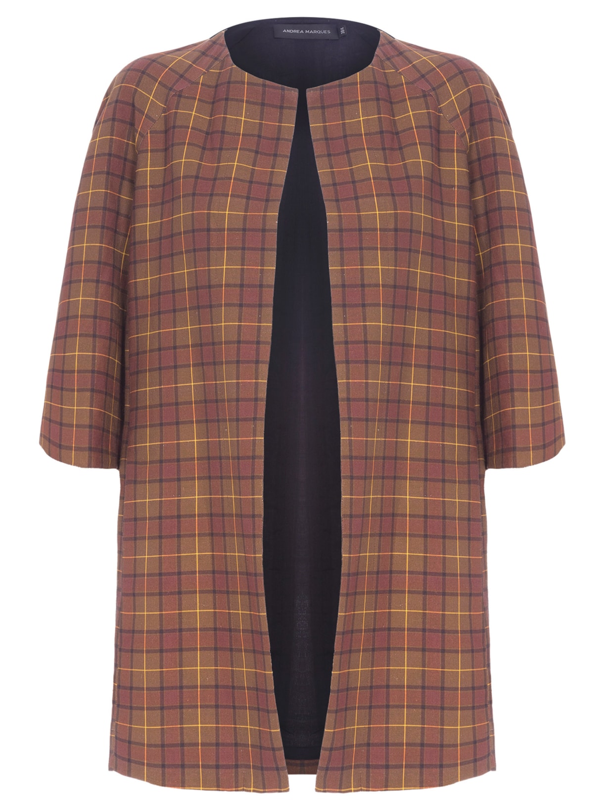 Casaco Feminino Faixa - Marrom