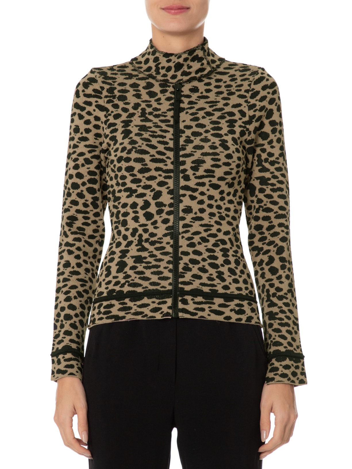Casaco Feminino Fer Animal Print  Le Lis
