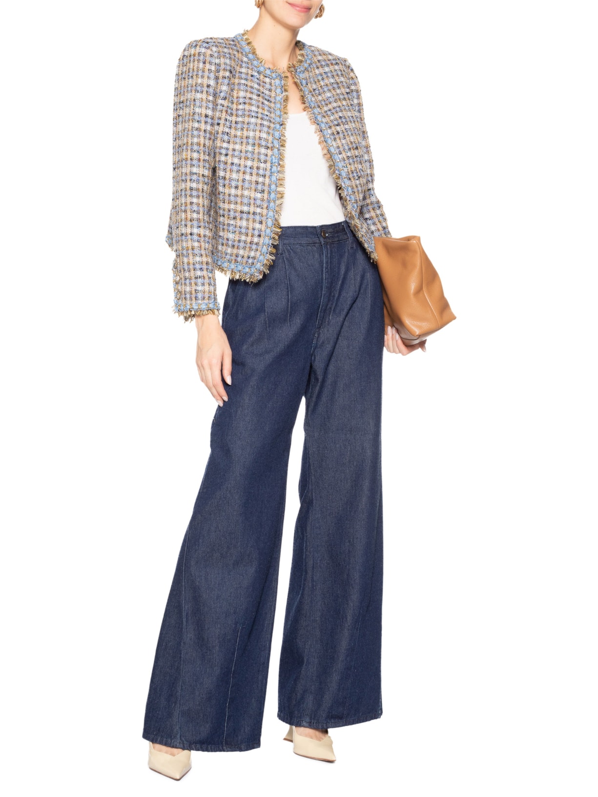 Casaco Feminino Freya Marrom Carol Bassi + Maria Rudge