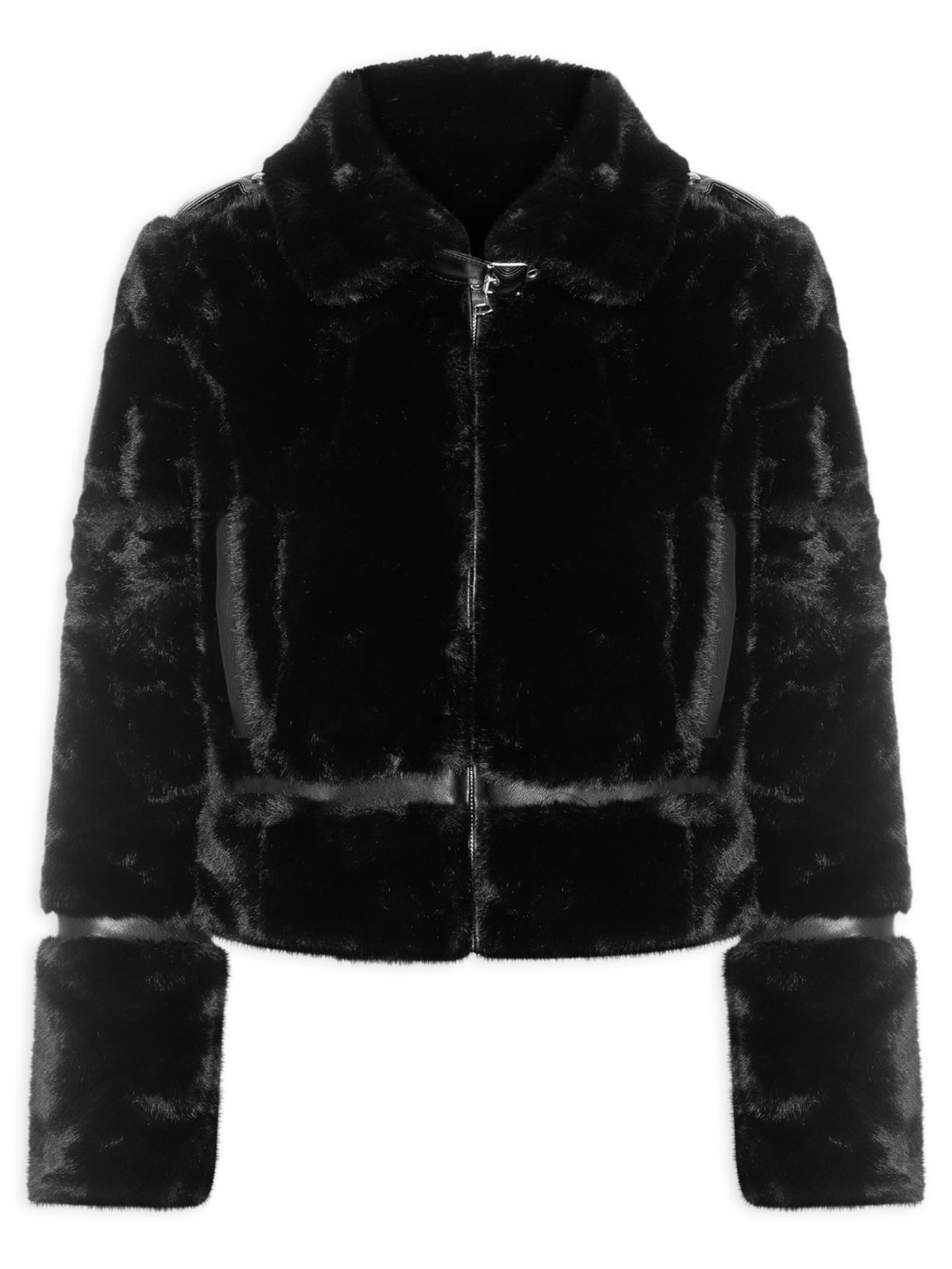 Casaco Feminino Fur - Preto