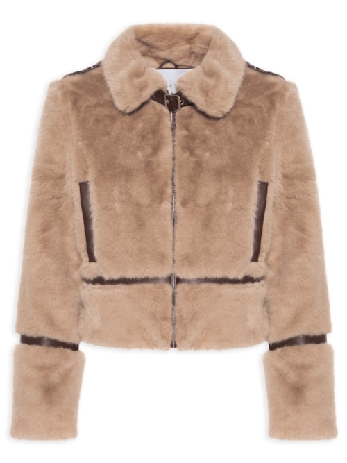 Casaco Feminino Fur – Bege