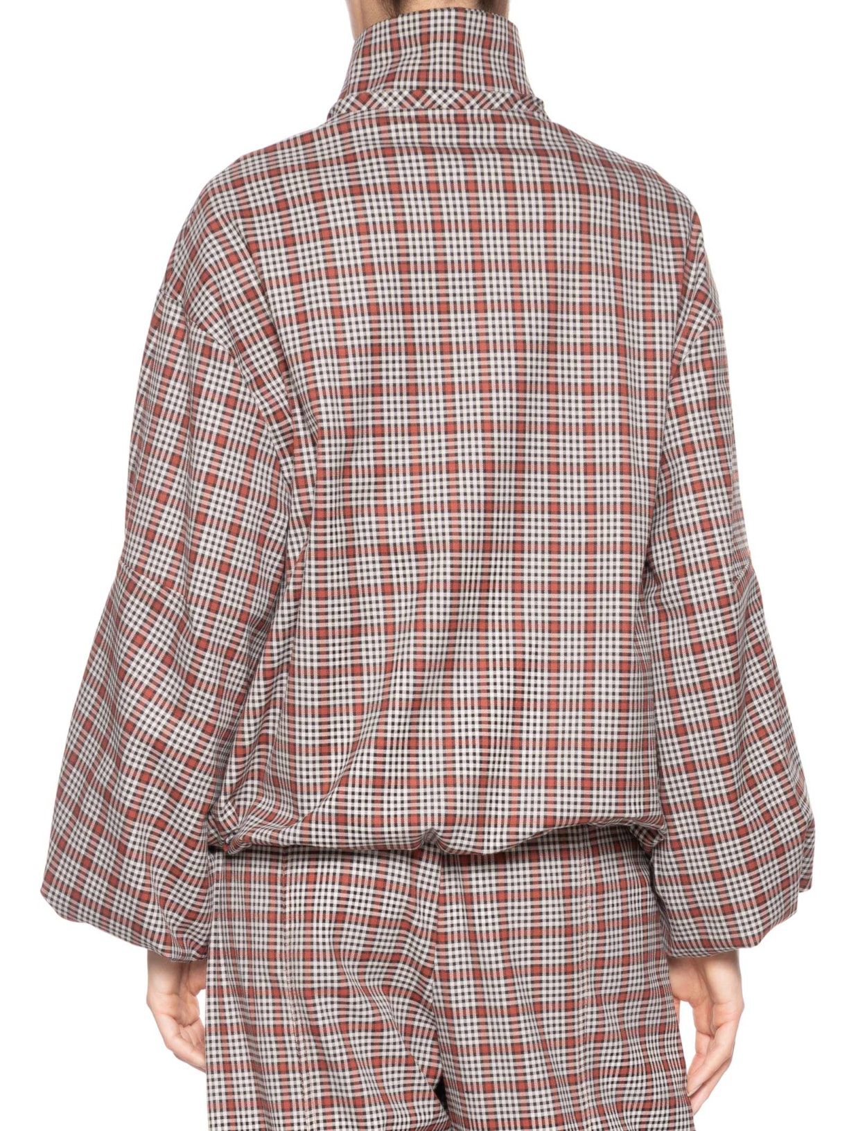 Casaco Feminino Gabardine Vichy Hailey Vermelho Nk