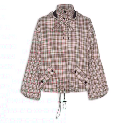 Casaco Feminino Gabardine Vichy Hailey - Vermelho