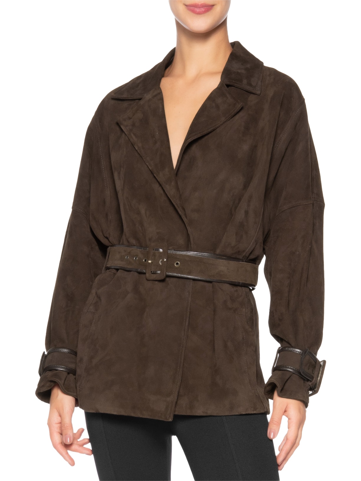 Casaco Feminino Gianni Marrom Carol Bassi