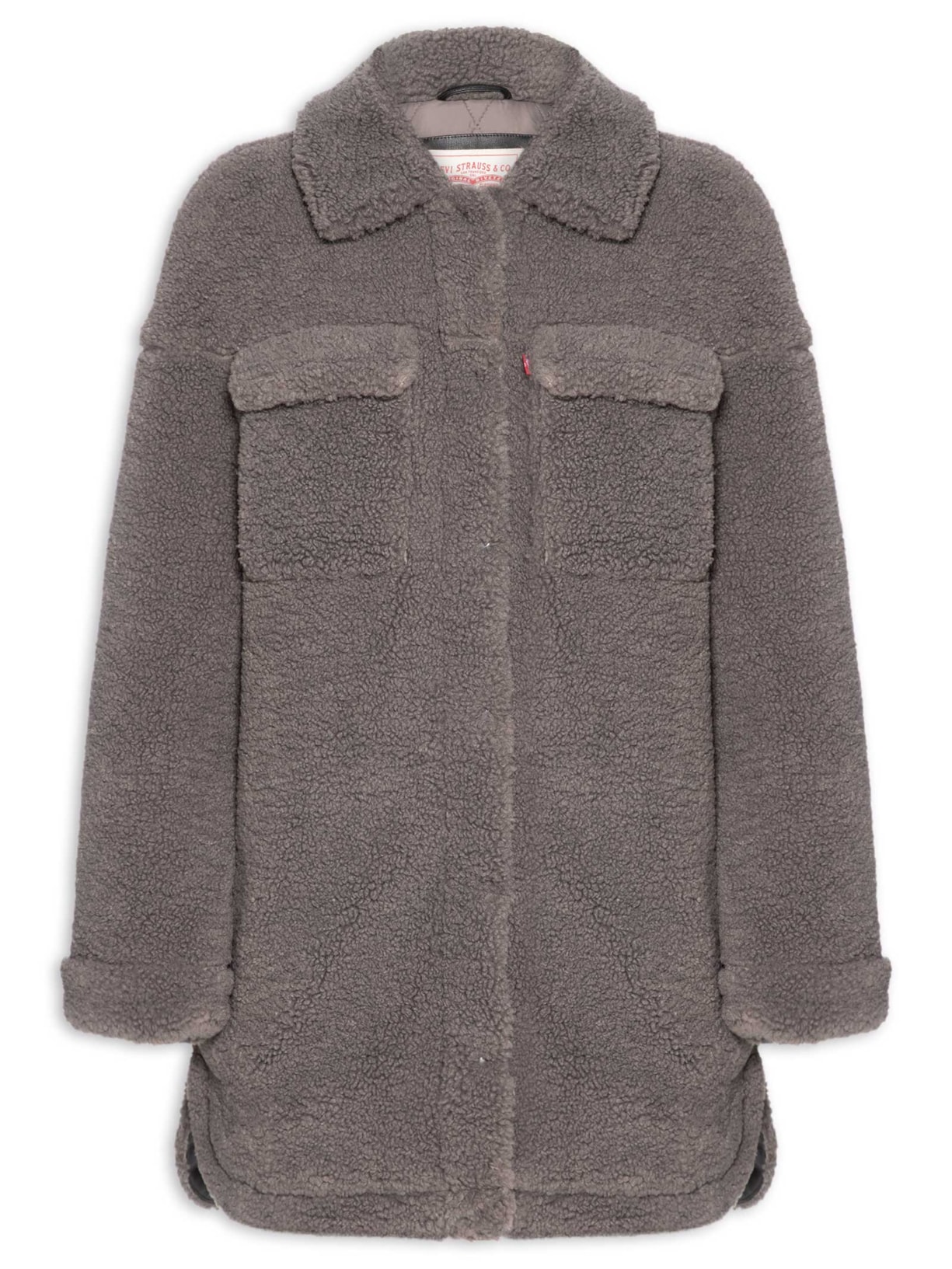 Casaco Feminino GIII Sherpa Outerwear - Cinza