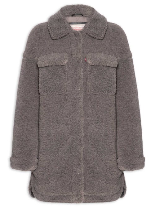 Casaco Feminino GIII Sherpa Outerwear - Cinza