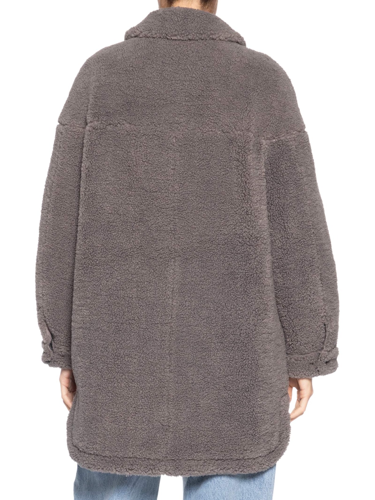 Casaco Feminino  GIII Sherpa Outerwear Cinza Levi's