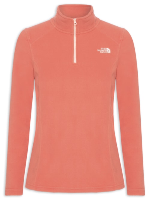 Casaco Feminino Glacier 1/4 Zip - Laranja