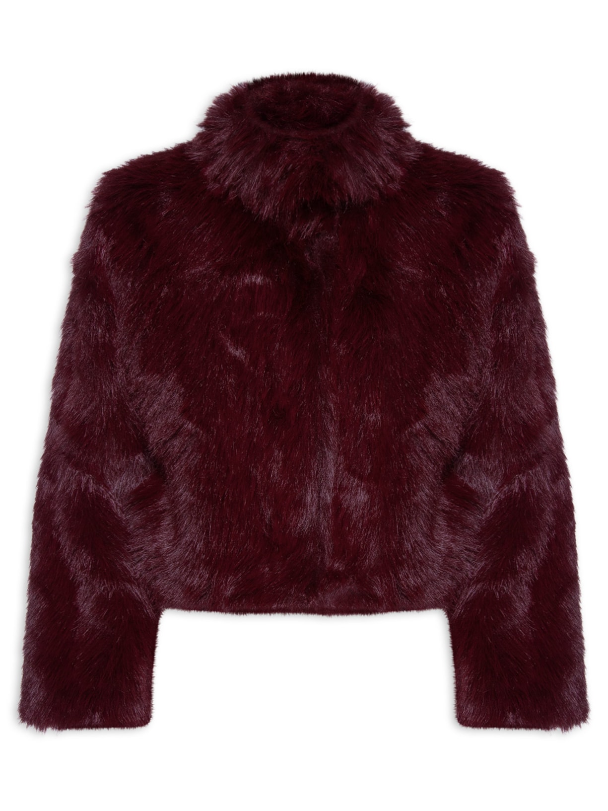 Casaco Feminino Gola Alta - Vermelho