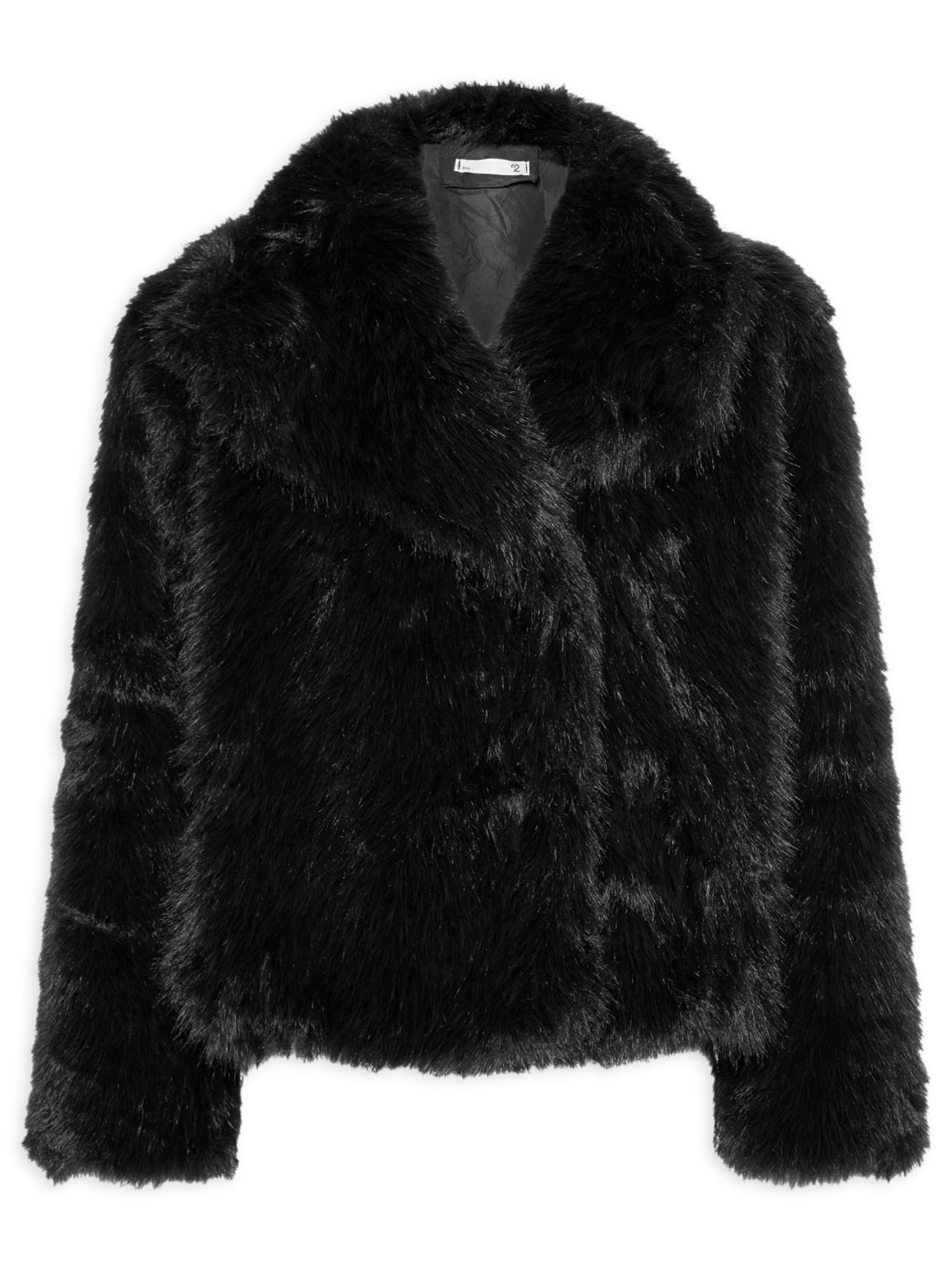 Casaco Feminino Gola Ampla - Preto