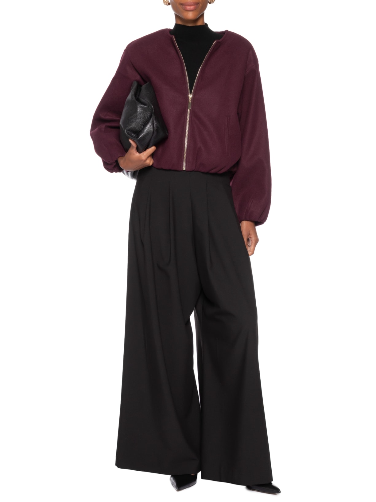 Casaco Feminino Gola Redonda Vermelho '2Essential