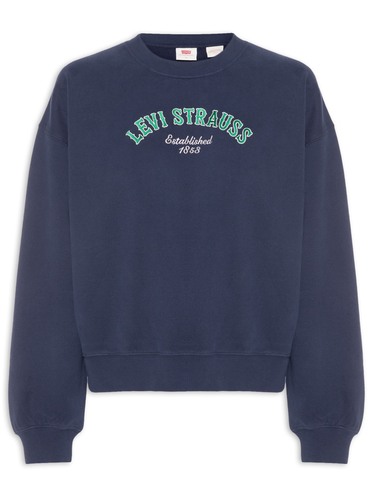 Casaco Feminino GR Boxy Crewneck - Azul