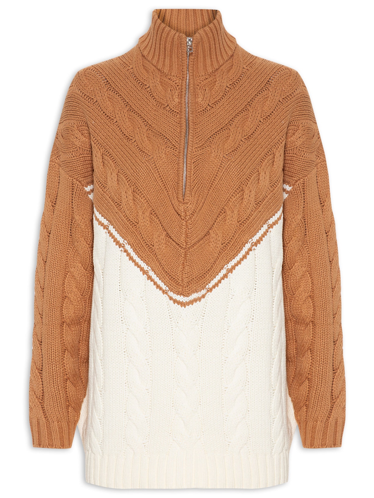Casaco Feminino Hampton Sweater - Marrom