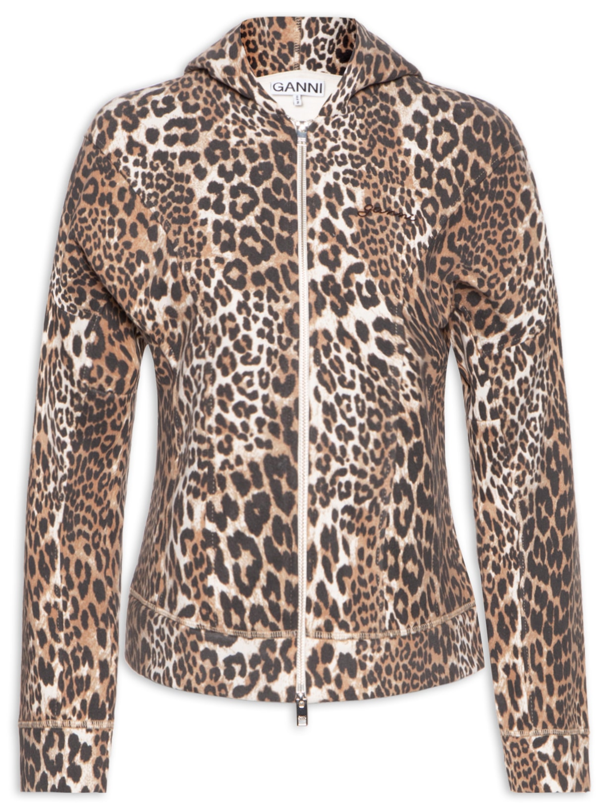 Casaco Feminino Heavy Fleece Hoodie - Animal Print