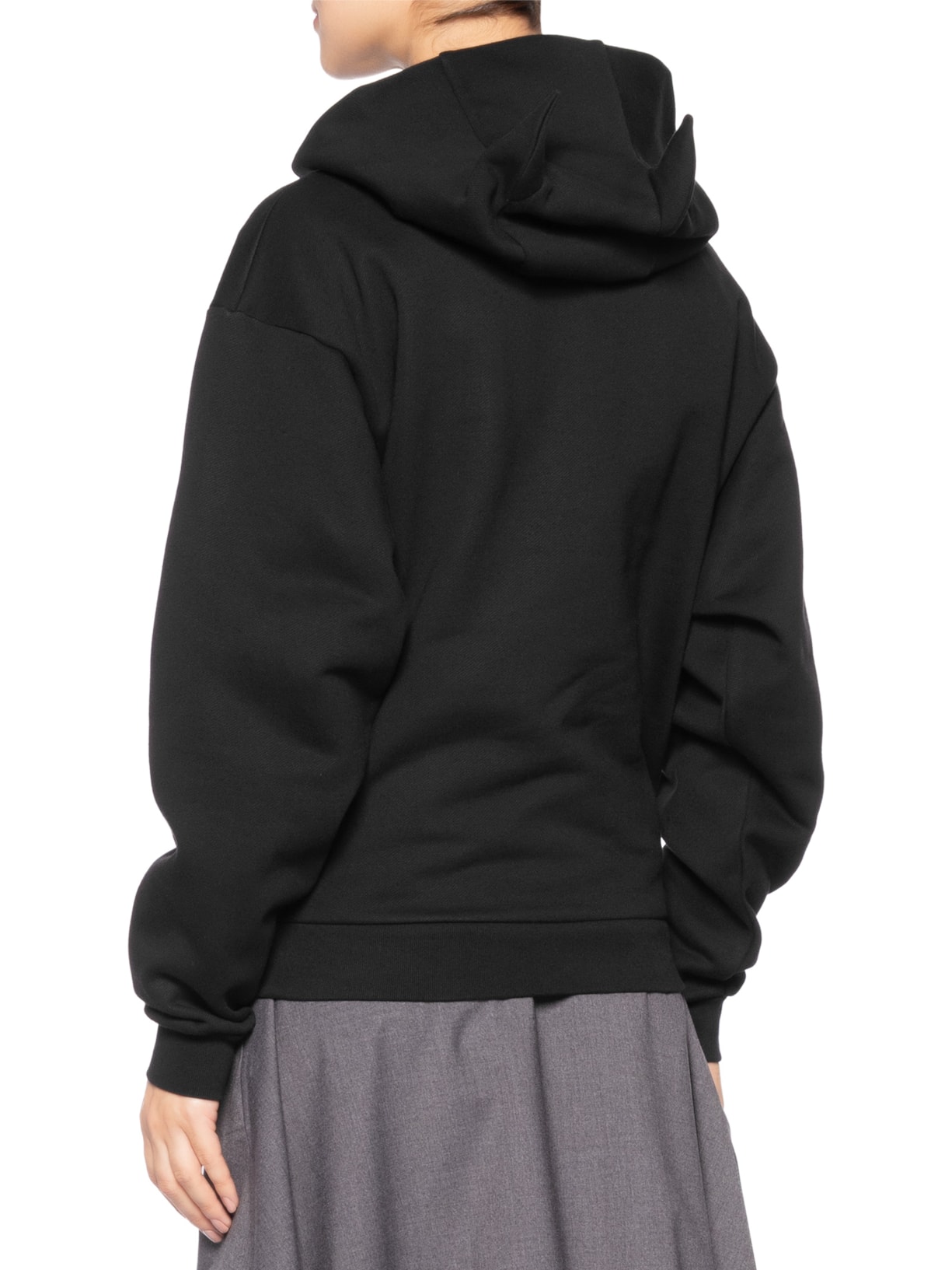 Casaco Feminino Horn Hoodie Preto Coperni