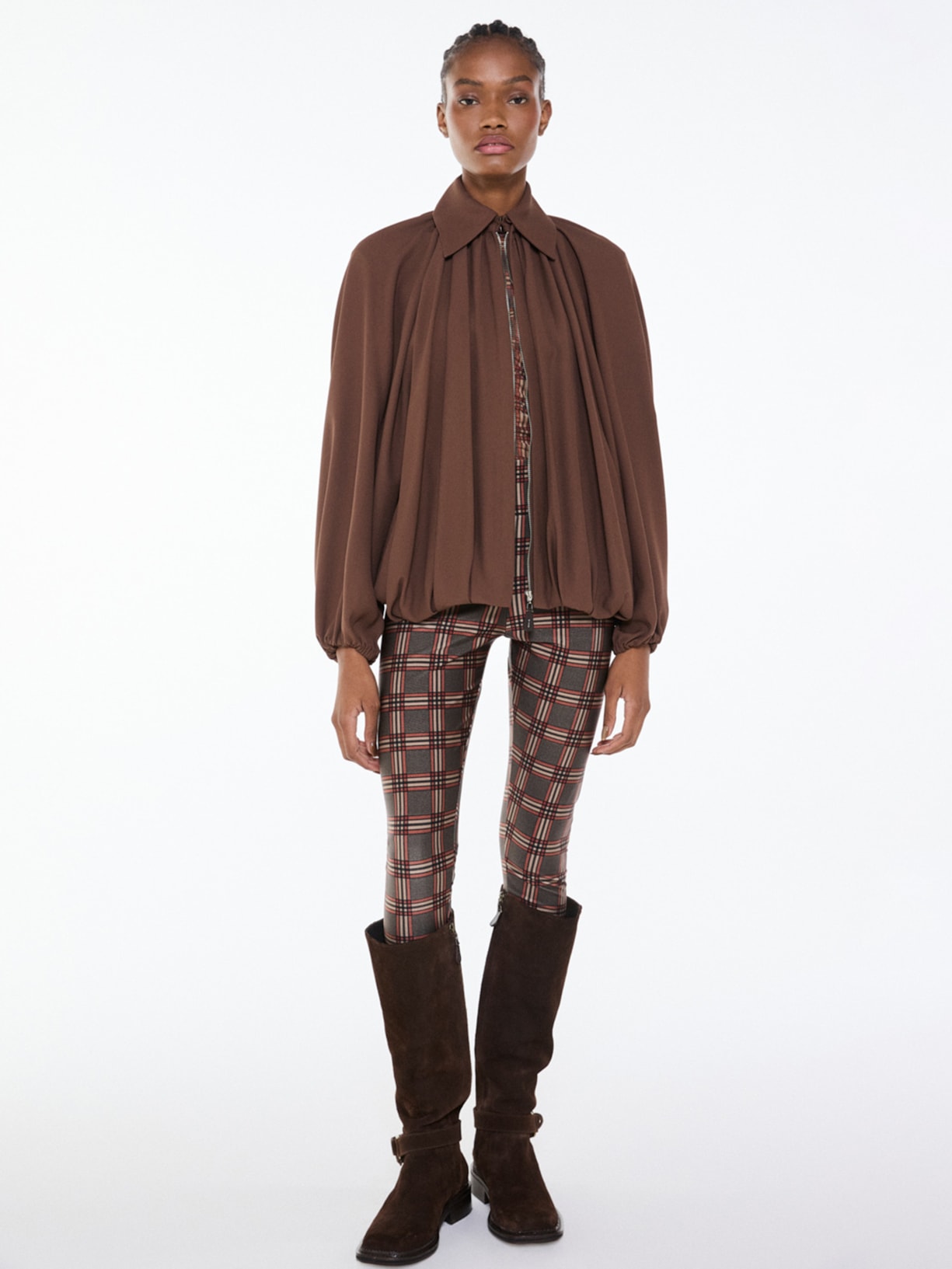 Casaco Feminino Hyalo I26 Marrom Mixed