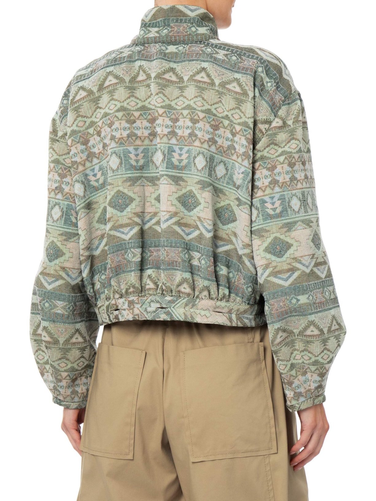 Casaco Feminino Jacq Folk Zora Bege Nk