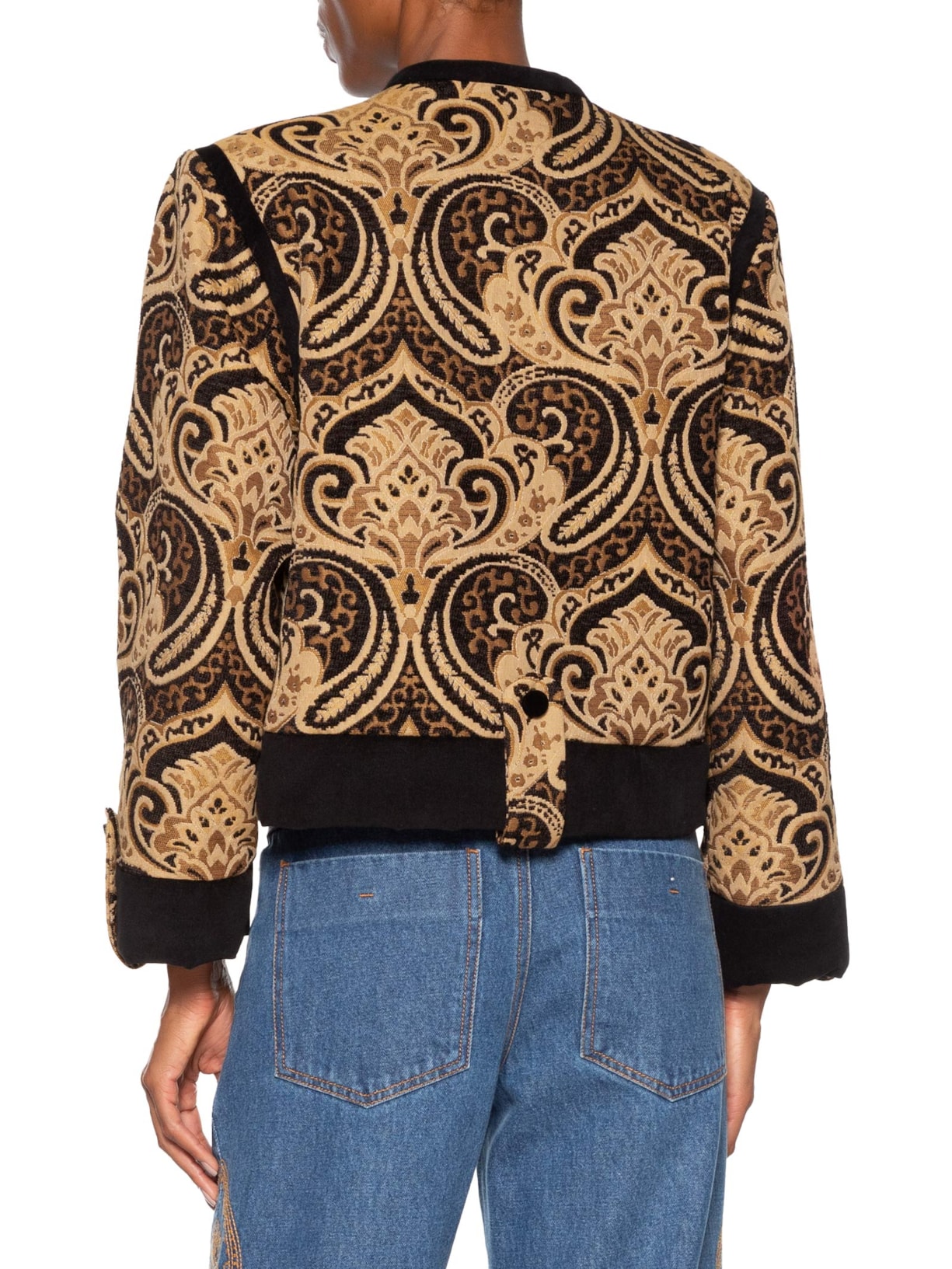 Casaco Feminino Jacq Paisley Aline Preto Nk