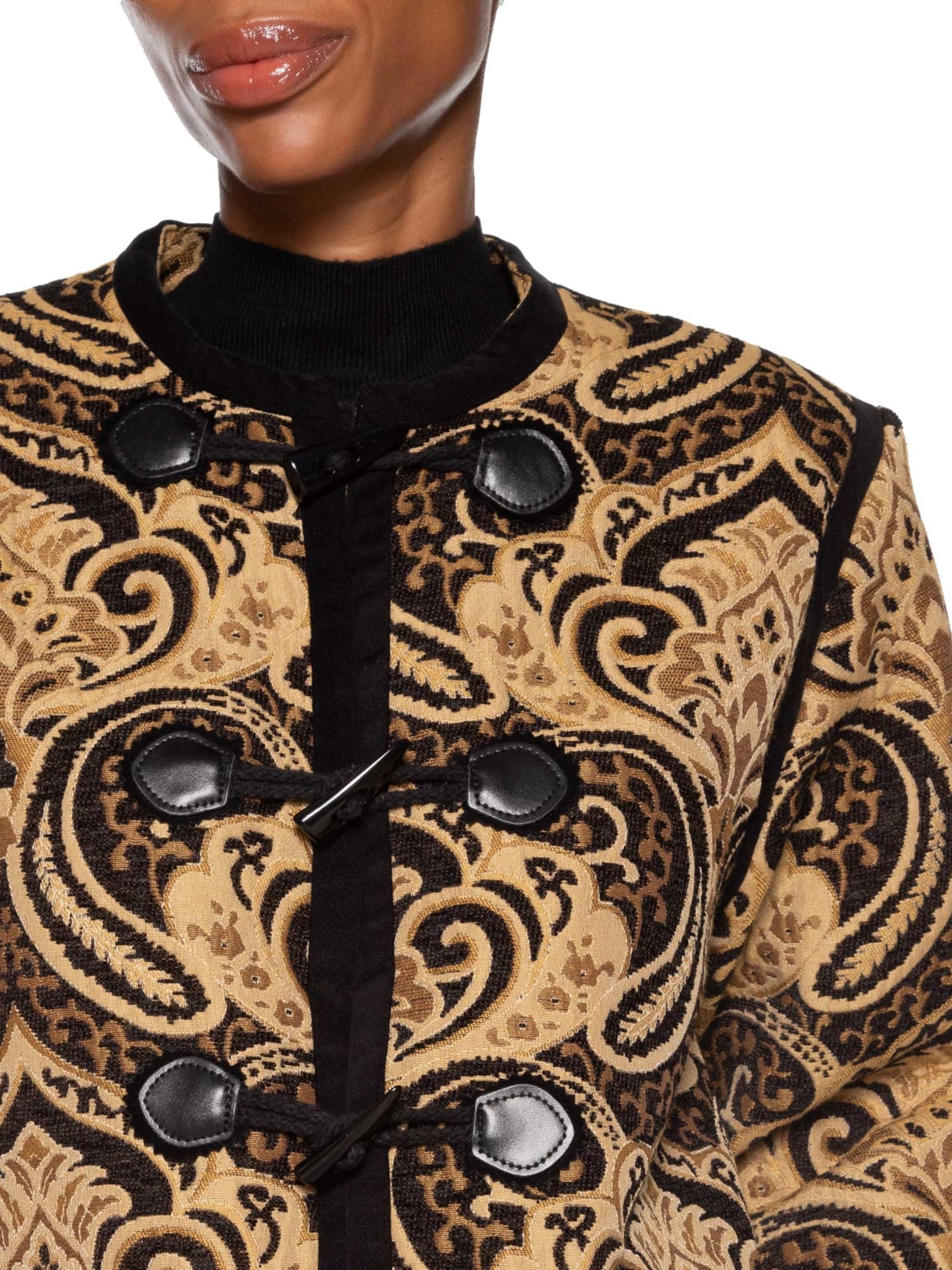 Casaco Feminino Jacq Paisley Aline Preto Nk