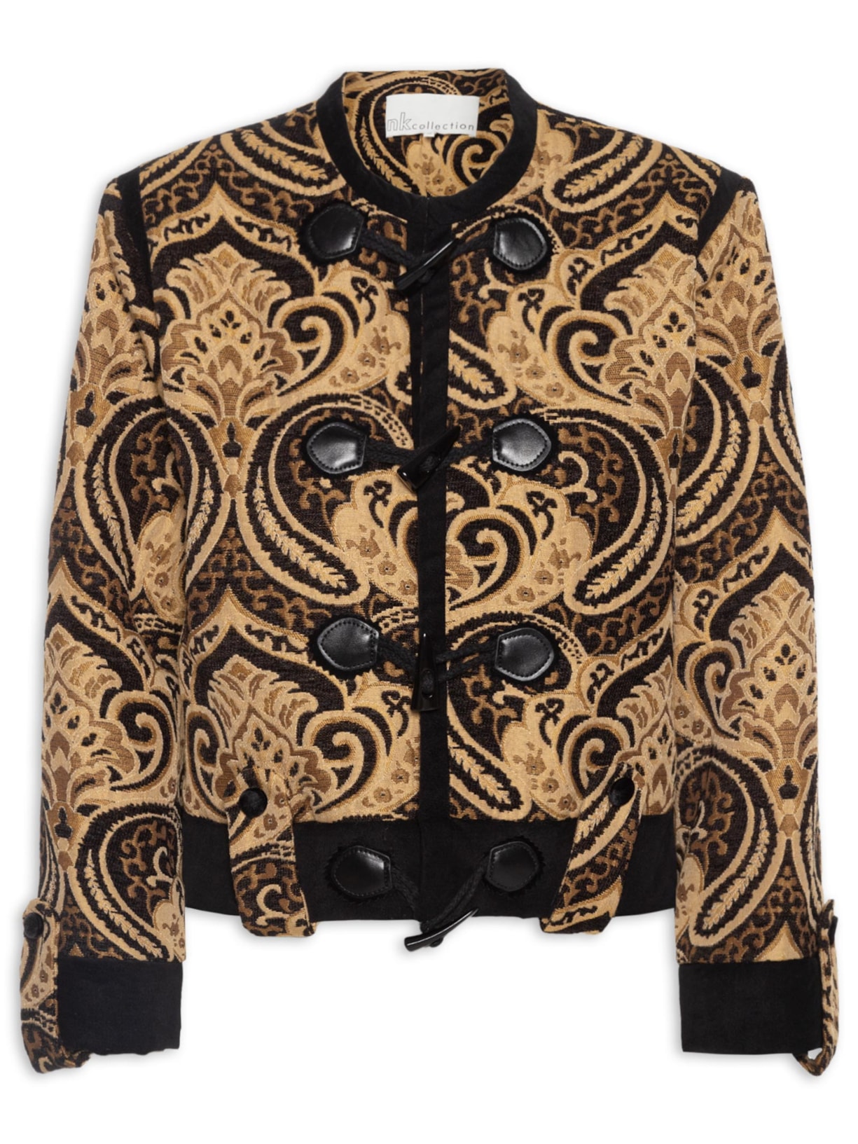 Casaco Feminino Jacq Paisley Aline - Preto