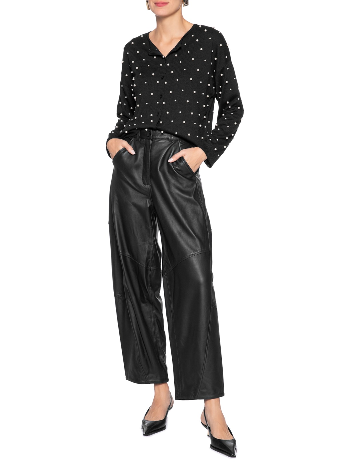 Casaco Feminino Jeane Preto Le Lis