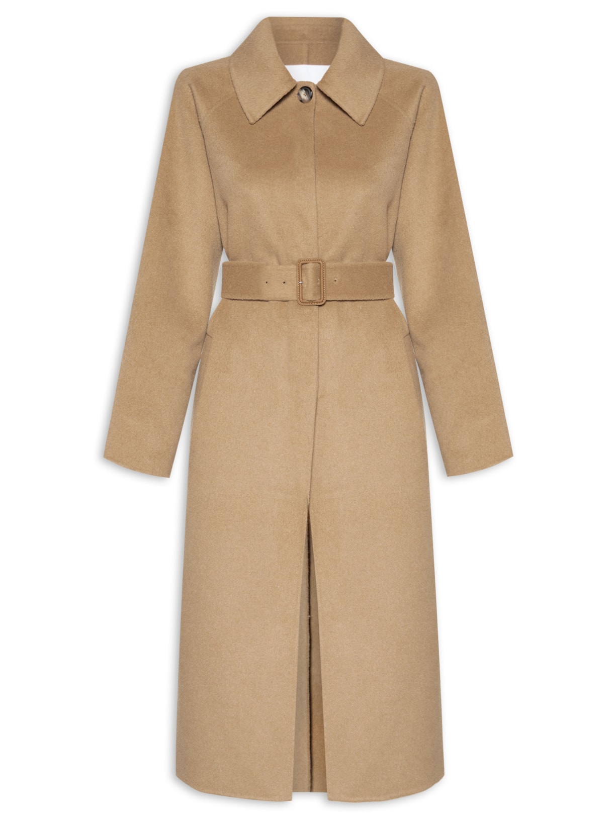 Casaco Feminino Juliette In Brushed Wool - Bege