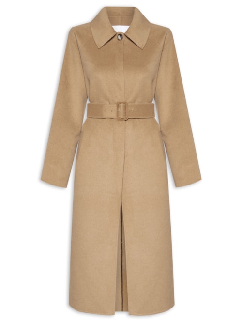 Casaco Feminino Juliette In Brushed Wool - Bege