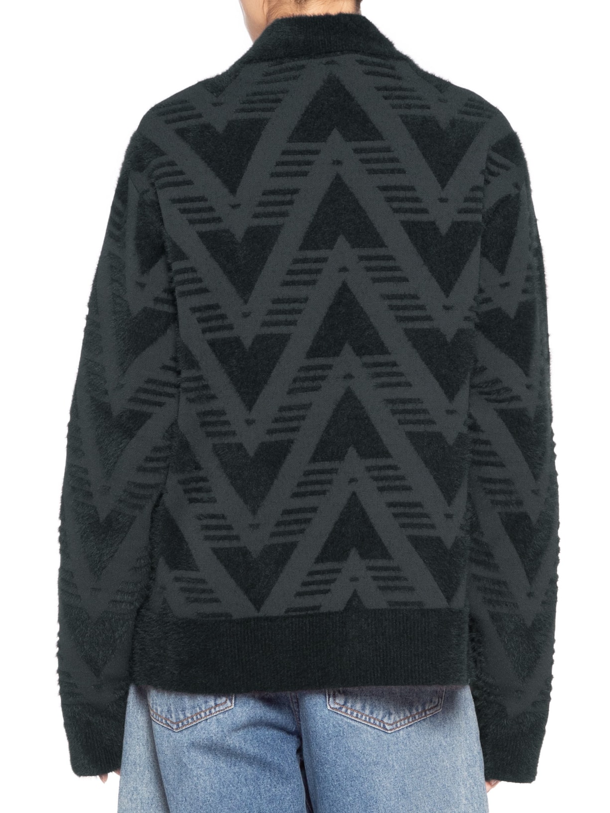 Casaco Feminino Knit Half Zipped- Preto Adidas Originals