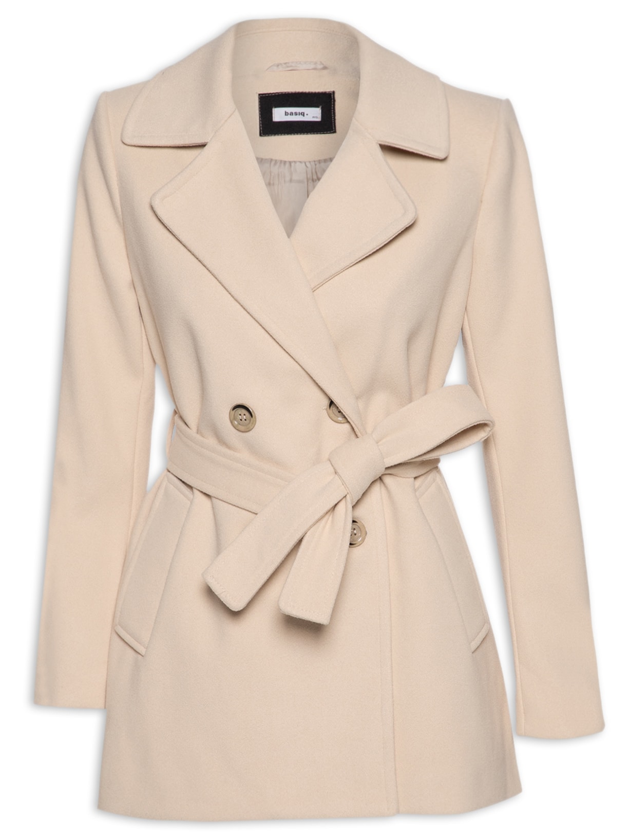 Casaco Feminino La Batida Com Cinto - Bege