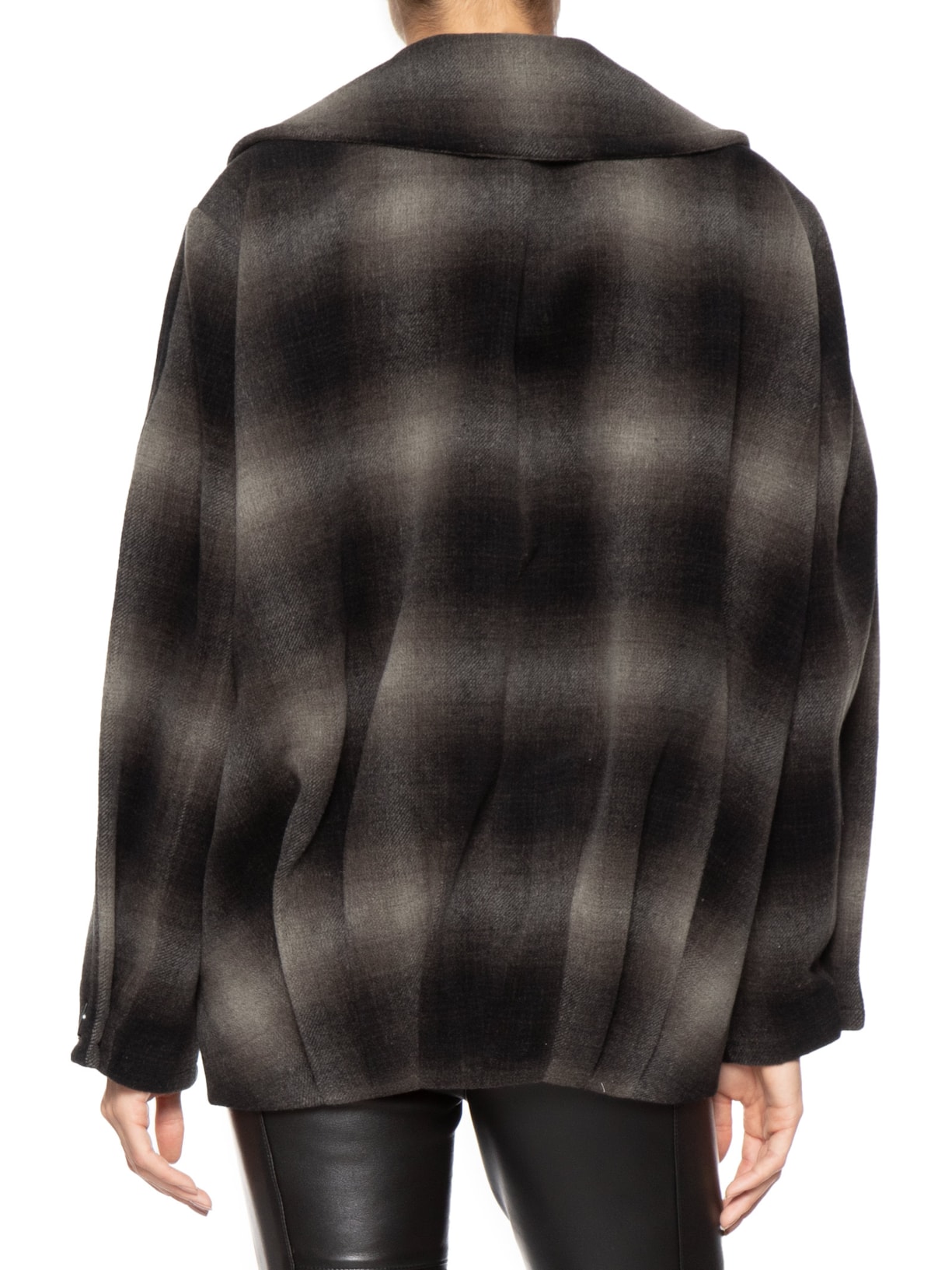 Casaco Feminino Lã Lisbeth Marrom Andrea Bogosian