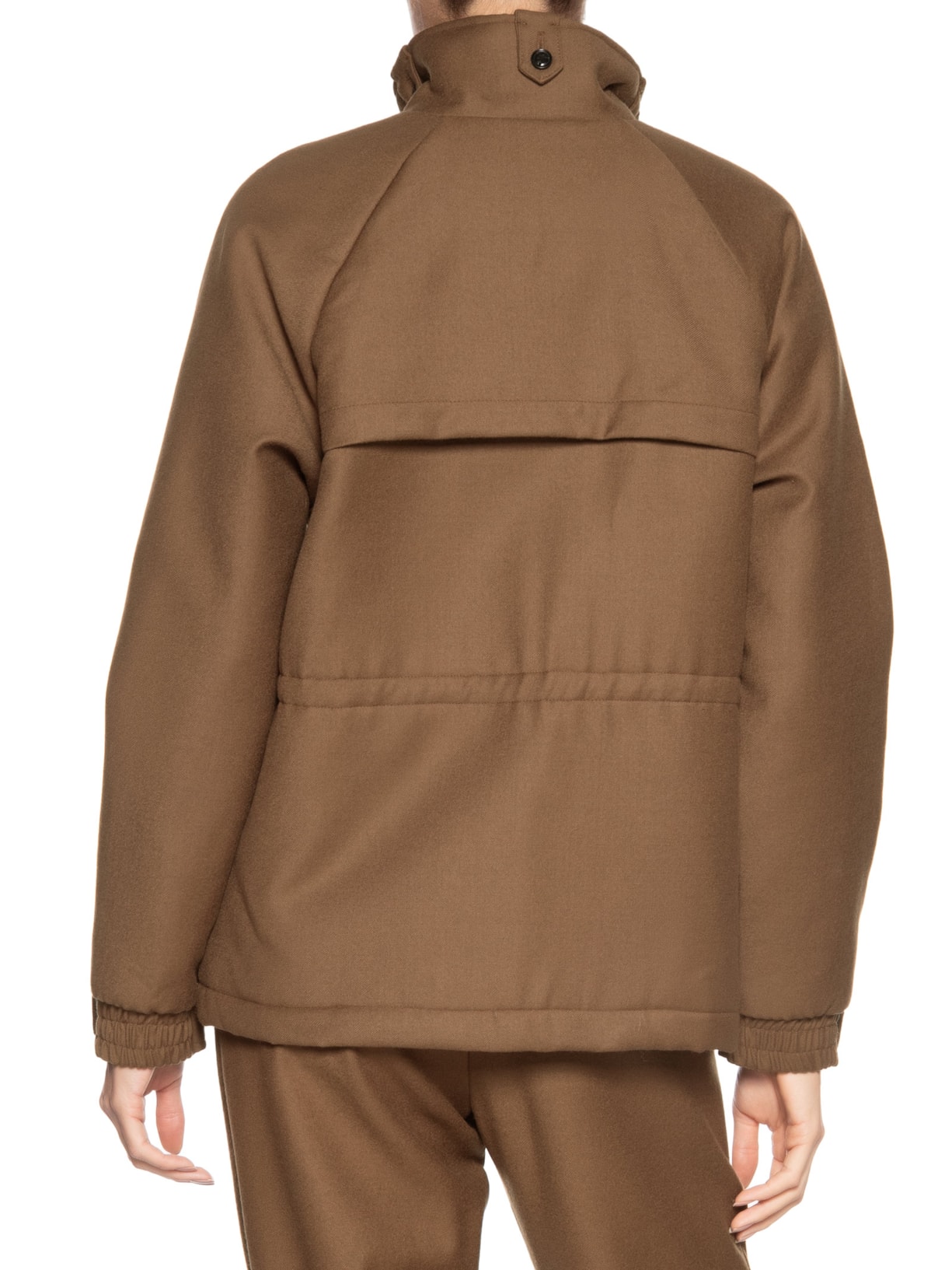 Casaco Feminino Lã Luisa Marrom Andrea Bogosian