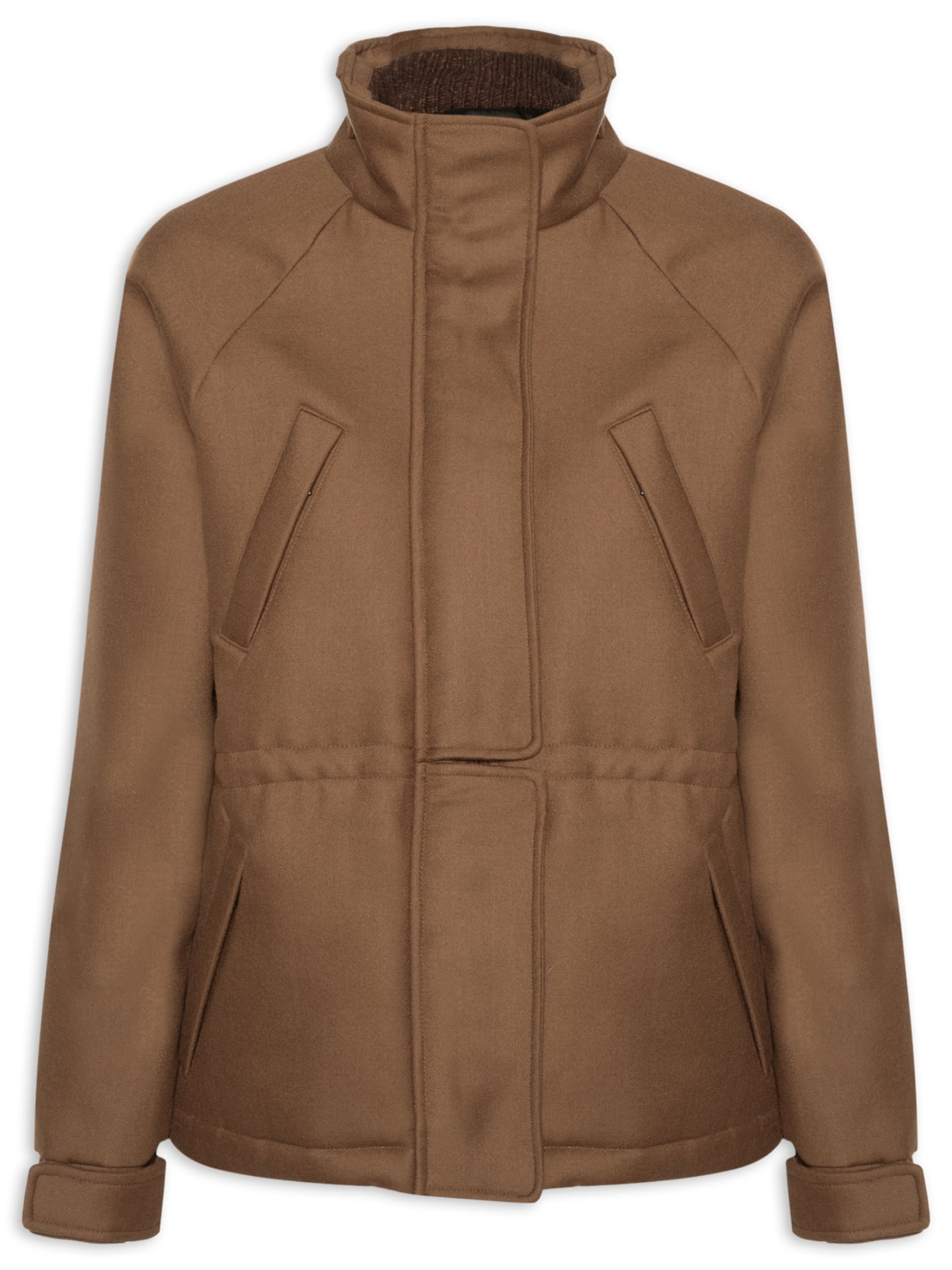 Casaco Feminino Lã Luisa - Marrom