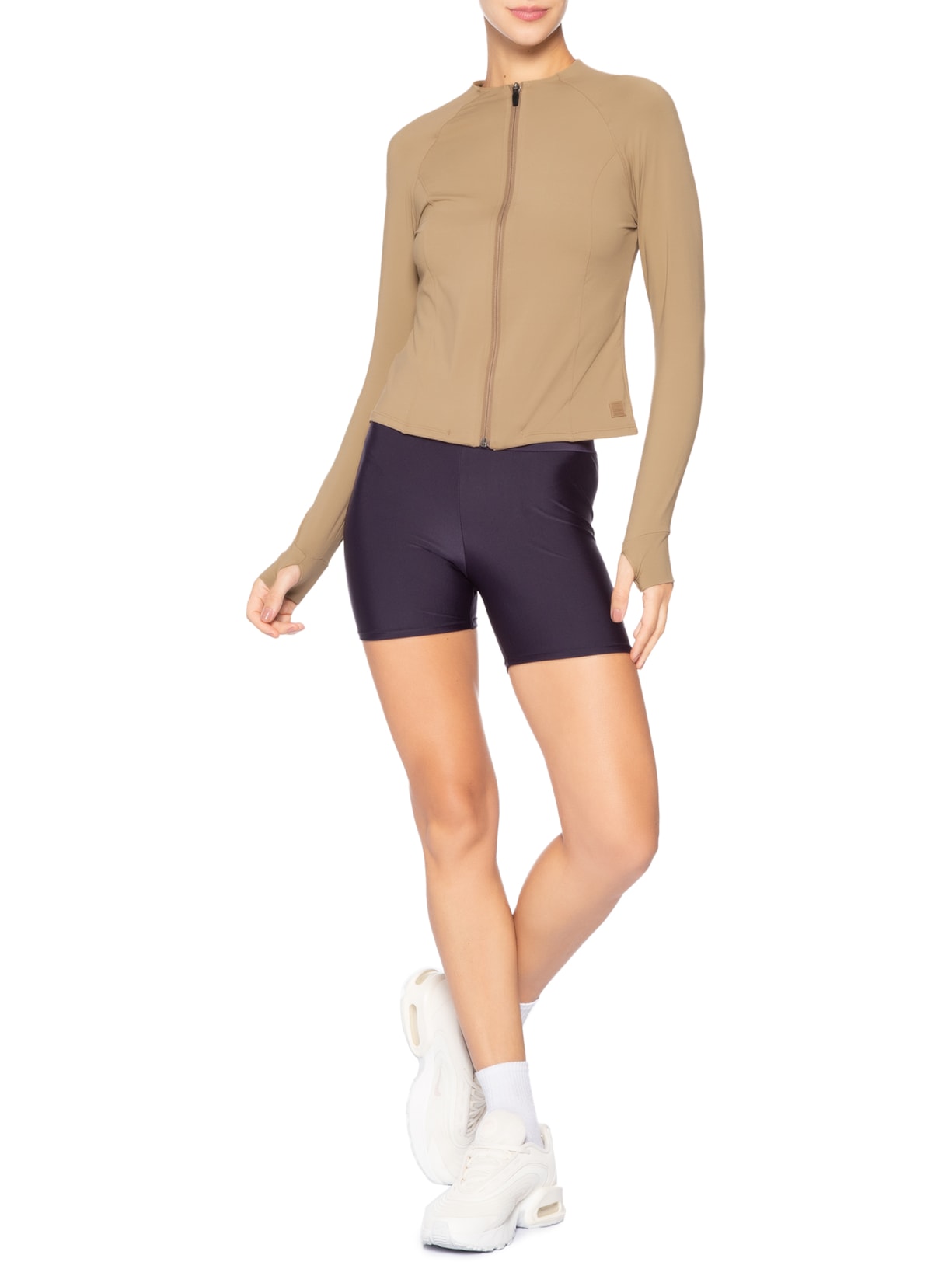 Casaco Feminino Latte Marrom Body For Sure