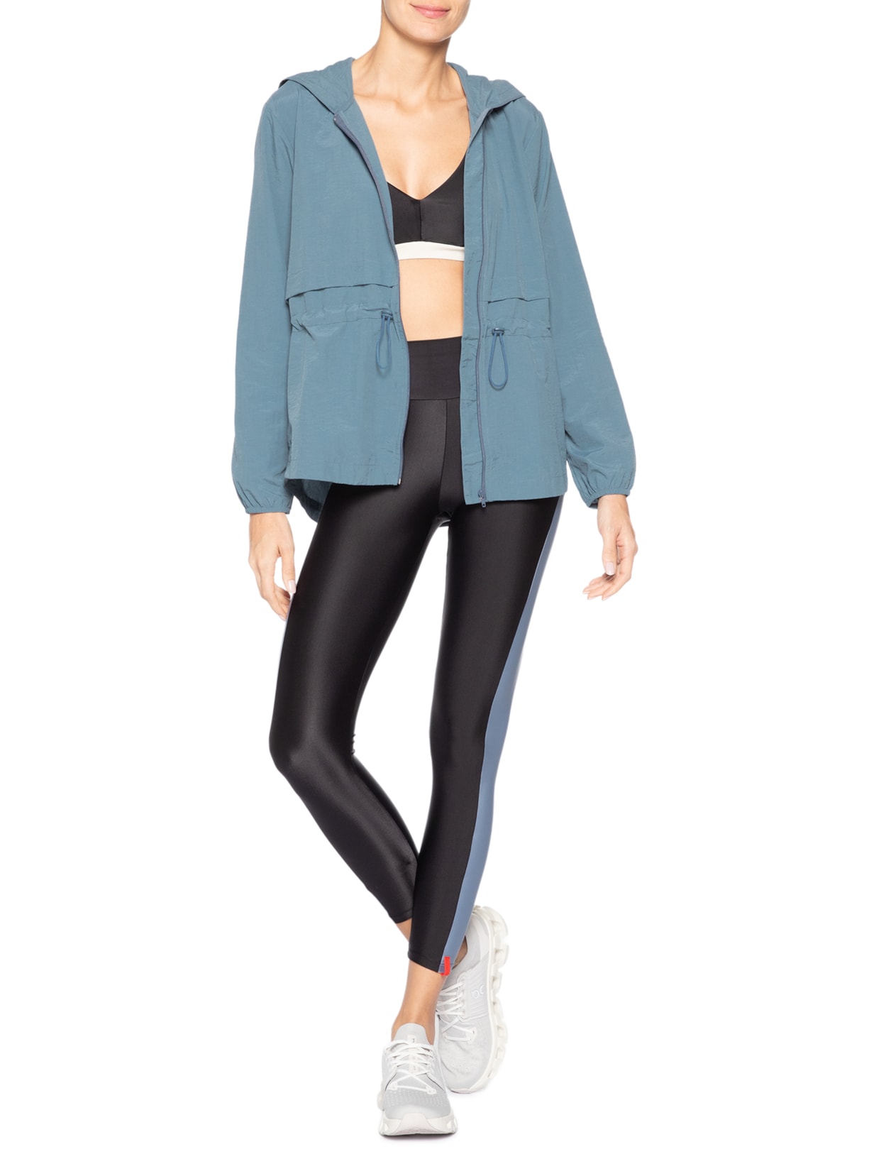 Casaco Feminino Liso Azul Body For Sure