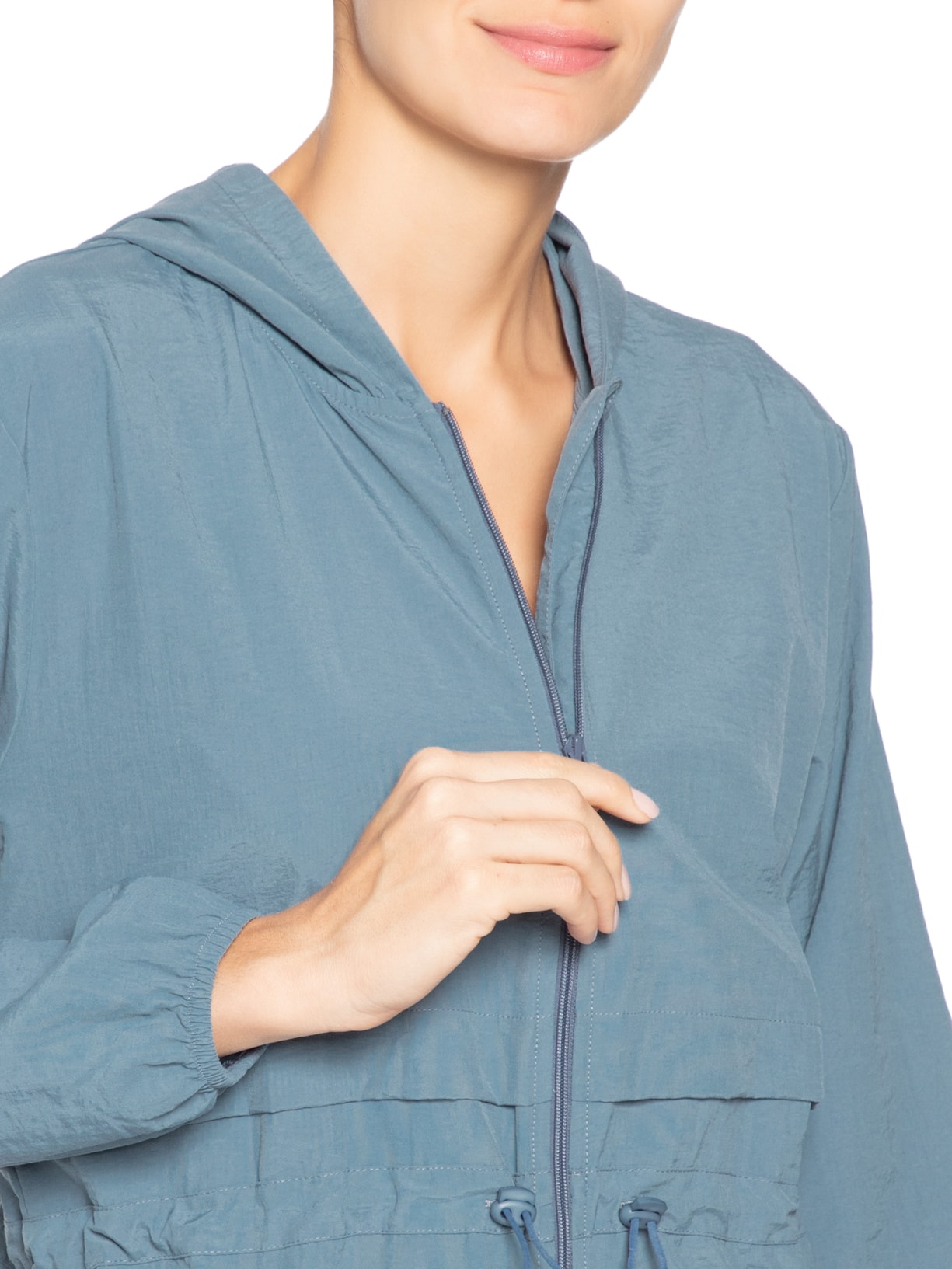 Casaco Feminino Liso Azul Body For Sure