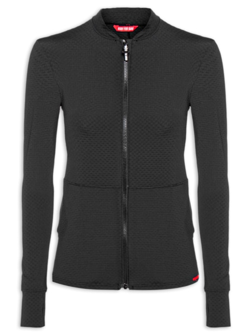 Casaco Feminino Liso - Preto