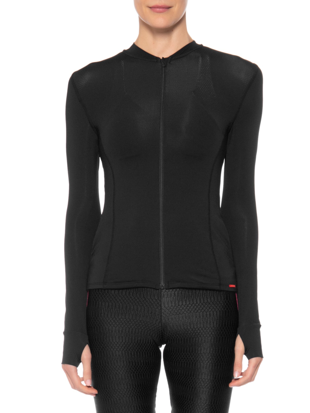 Casaco Feminino Liso Preto Body For Sure