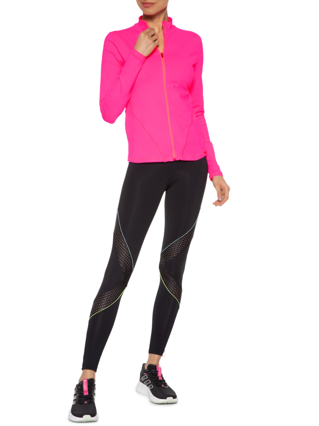 Casaco Feminino Liso Rosa Body For Sure