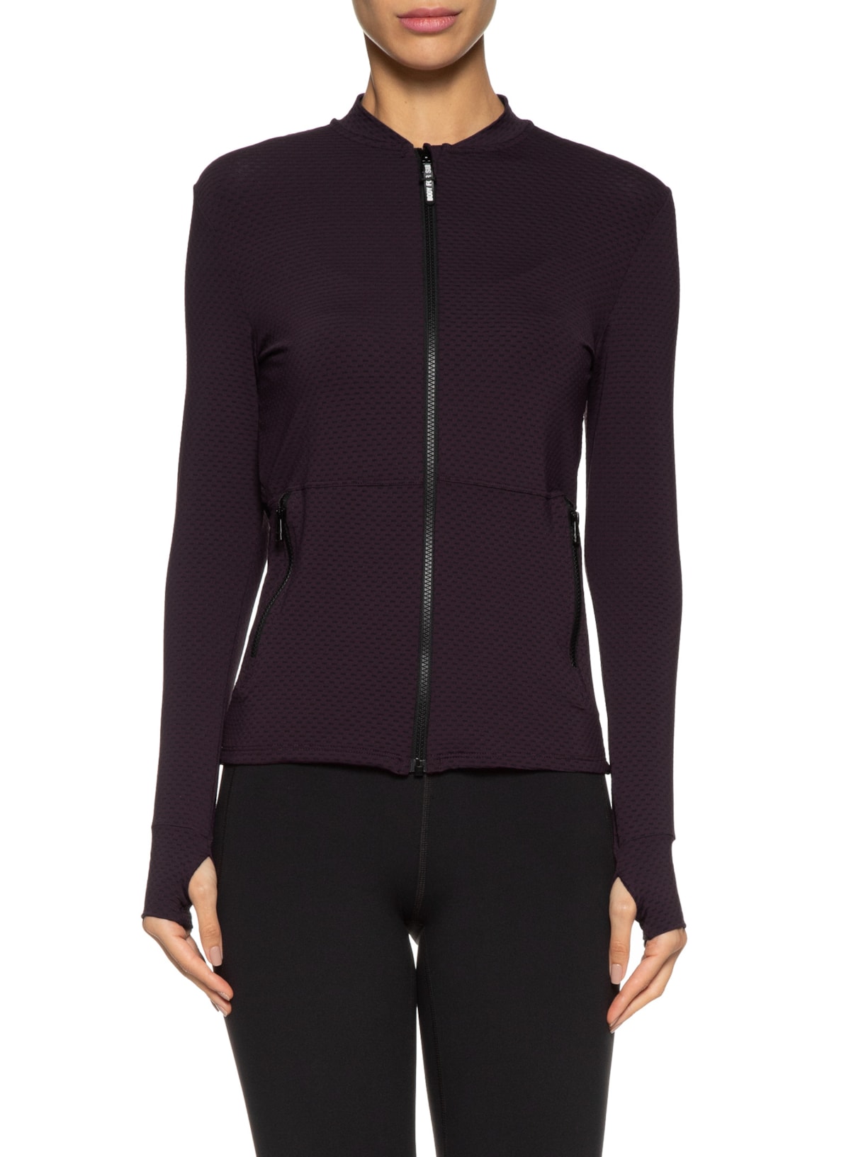 Casaco Feminino Liso Roxo Body For Sure